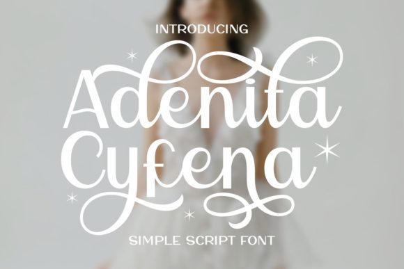 Adenita Cyfena: Elevating Editorial Design with Chic Script Typography