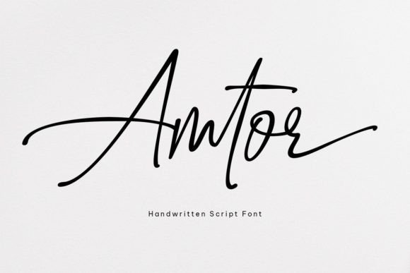 Amtor: The Modern Script Typeface for Digital Branding