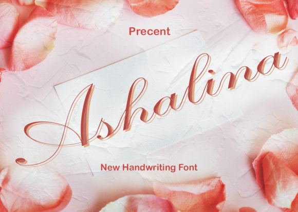 Ashalina: Elevating Digital Brand Identity with Graceful Script Typography