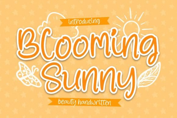 Blooming Sunny: A Handwritten Font Review for Brand Identity