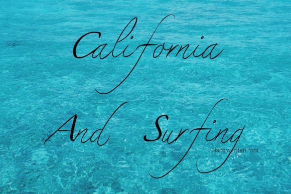 California and Surfing: The Perfect Script Font for Brand Identity