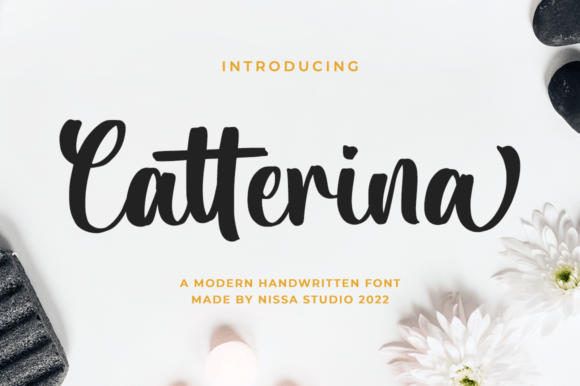 Catterina: A Delicate Script Font for Elegant Brand Identity