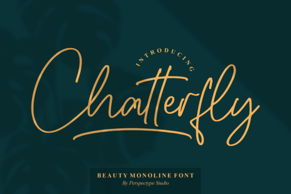 Chatterfly: A Handwritten Script Font for Editorial Design