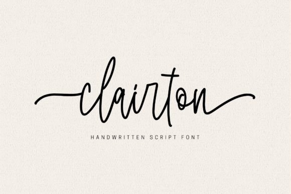 Clairton Script Font Review for Small Business Branding