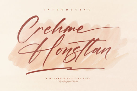 Crehme Honstlan: A Whimsical Script Font for Elegant Web Design