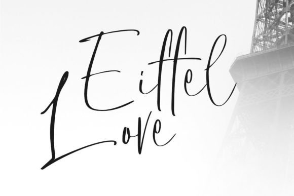Eiffel Love: A Script Font for Romantic Digital Branding