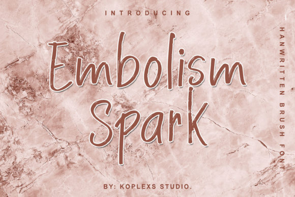 Embolism Spark: The Script Typeface That Elevates Your Brand Identity