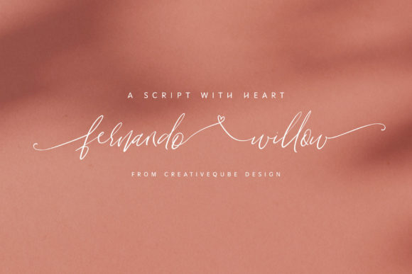Fernando Willow: Elevating Web Design with Delicate Script Typography