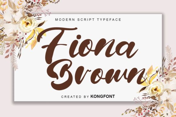 Fiona Brown: The Playful Script Font for Handmade Branding