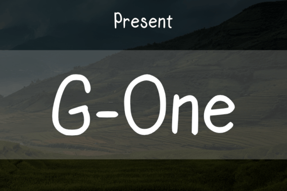 G One: The Script Font That Elevates Your Brand Identity
