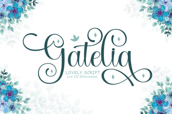 Gatelia Script Font: Elevate Handmade Product Branding