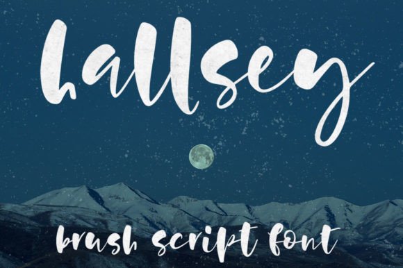 Hallsey: A Double-Lowercase Script Font for Modern Brand Identity