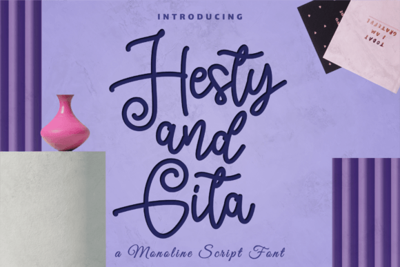Hesty and Gita: A Delicate Script Font Review for Modern Branding