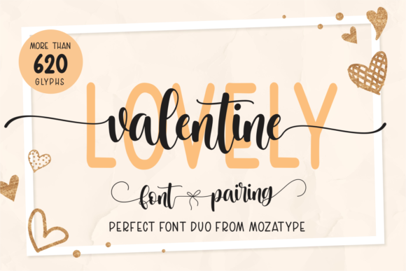 Lovely Valentina: A Delicate Script and Sans Serif Duo for Handmade Brands