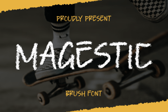 Magestic Handwritten Brush Script: A Creative Font for Crafters and Sellers