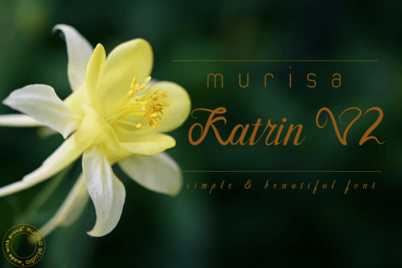 Murisa Katrin: A Modern Script Font for Editorial and Brand Design