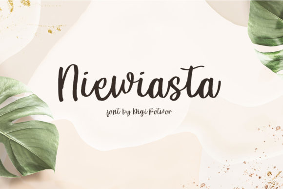 Niewiasta: A Script Font for Editorial Elegance and Modern Branding