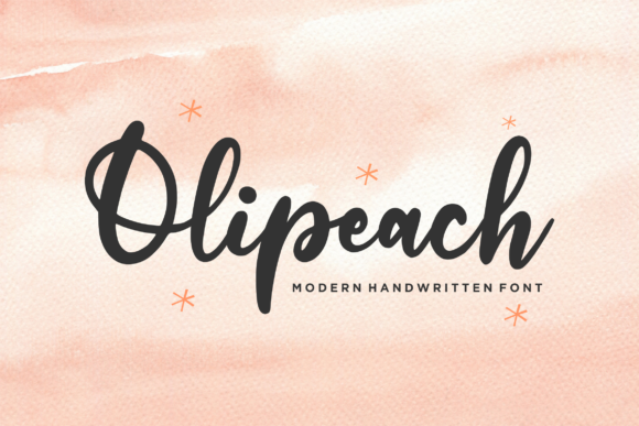 Olipeach: The Playful Typeface That Elevates Campaign Visuals