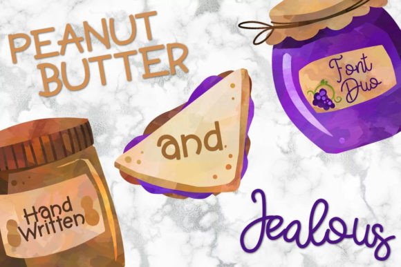 Peanut Butter and Jealous Duo: A Creative Font for Bold Campaigns