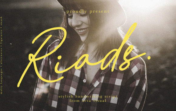Riads Script Font: Elevate Brand Identity with Modern Typography