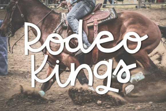 Rodeo Kings Typeface Review: Bold Script for Brand Identity