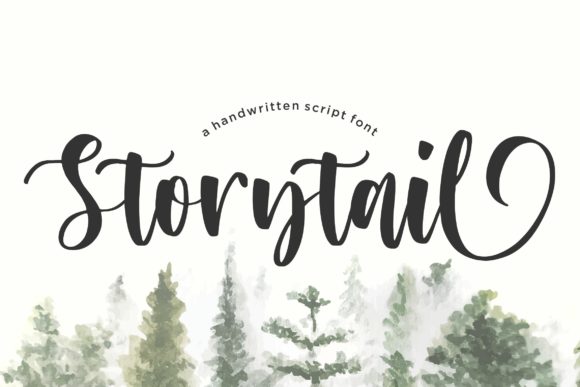 Storytail: The Delicate Script Font for Handmade Labels and Invitations