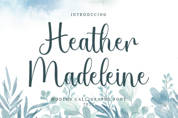 Upgrade Your Brand Identity With the Heather Madeleine Script Font