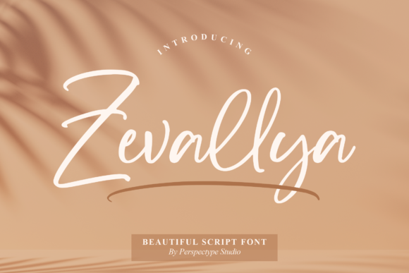 Zevallya: A Modern Script Font for Elegant Web Design